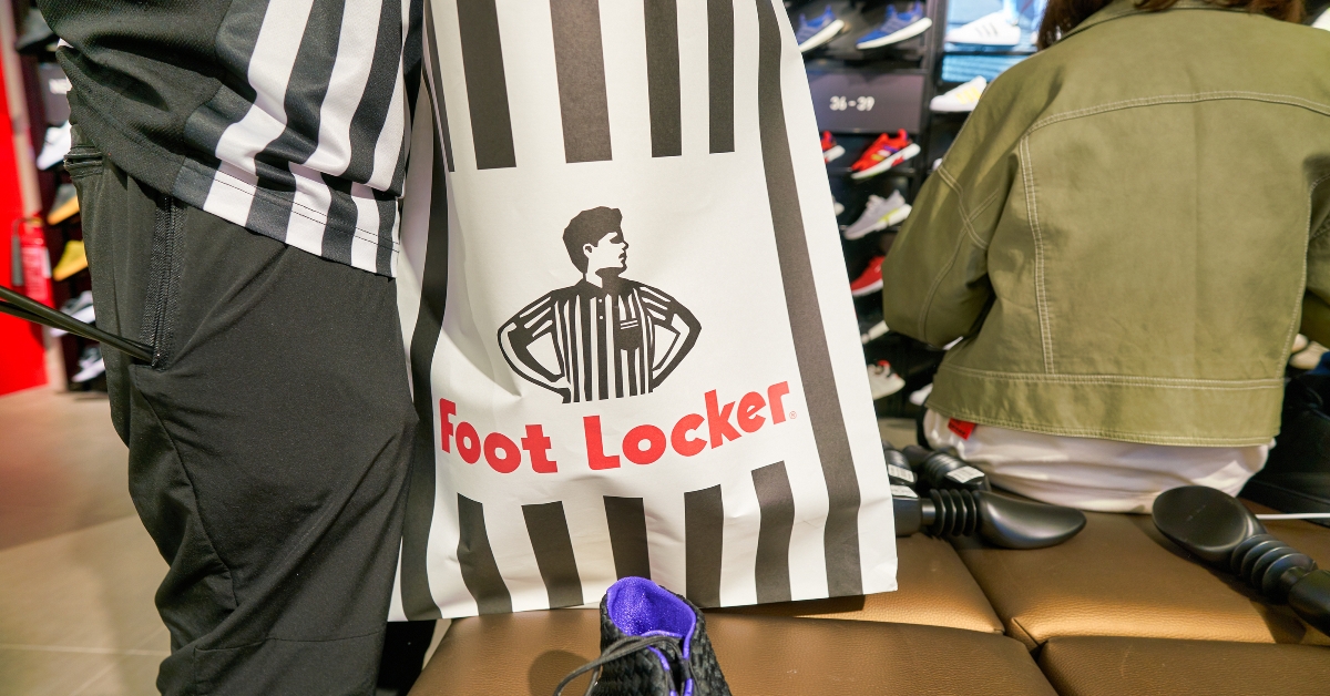 interior shot of a Foot Locker store