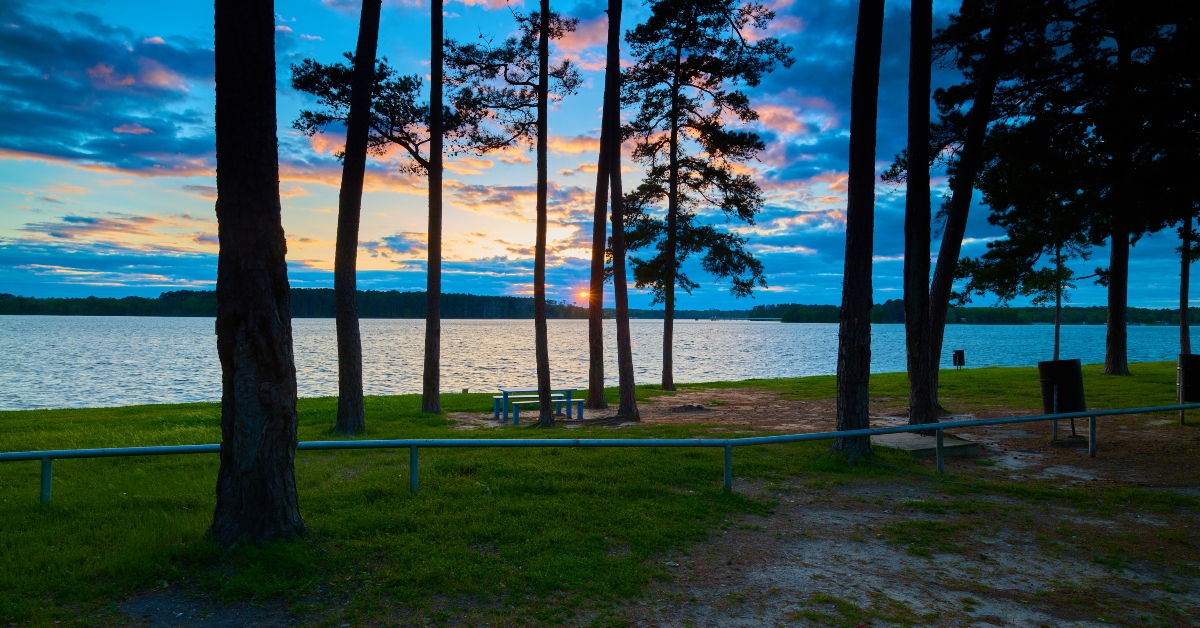 Sunset at Eastside Park