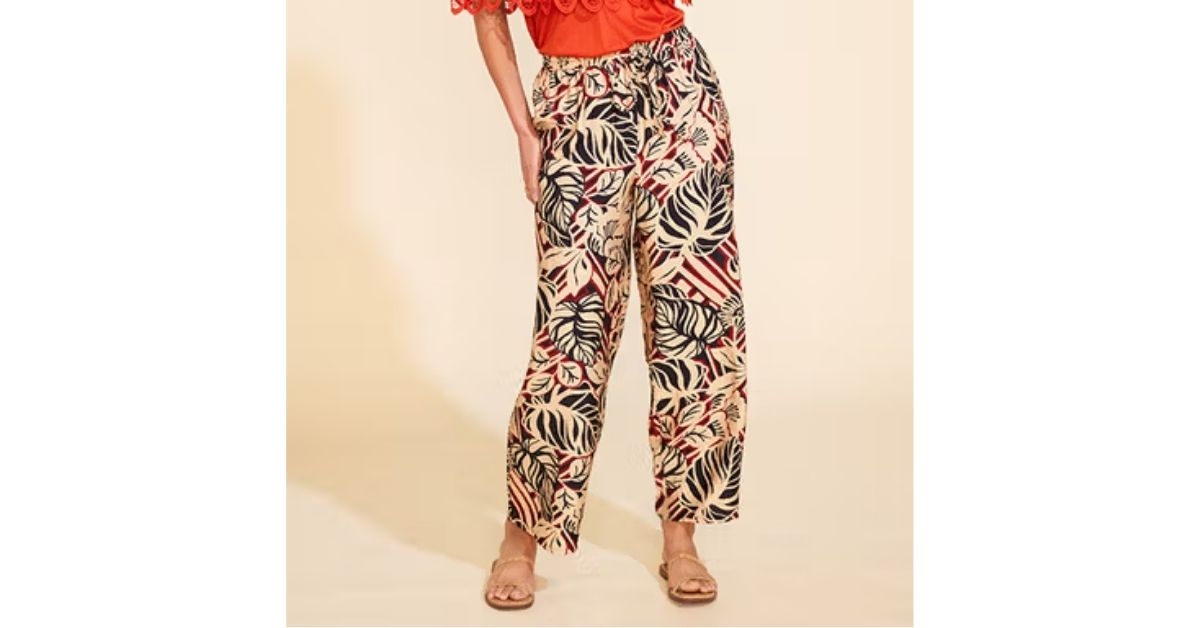 ladies printed pants