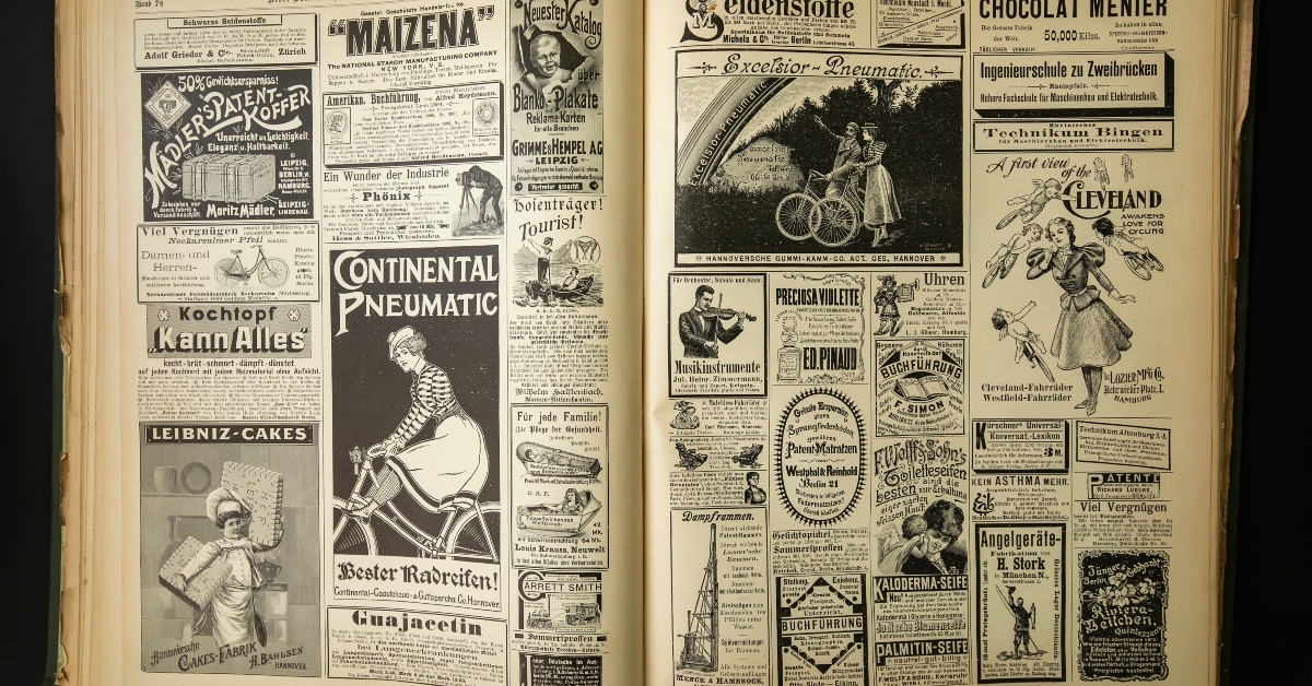 antique german magazine