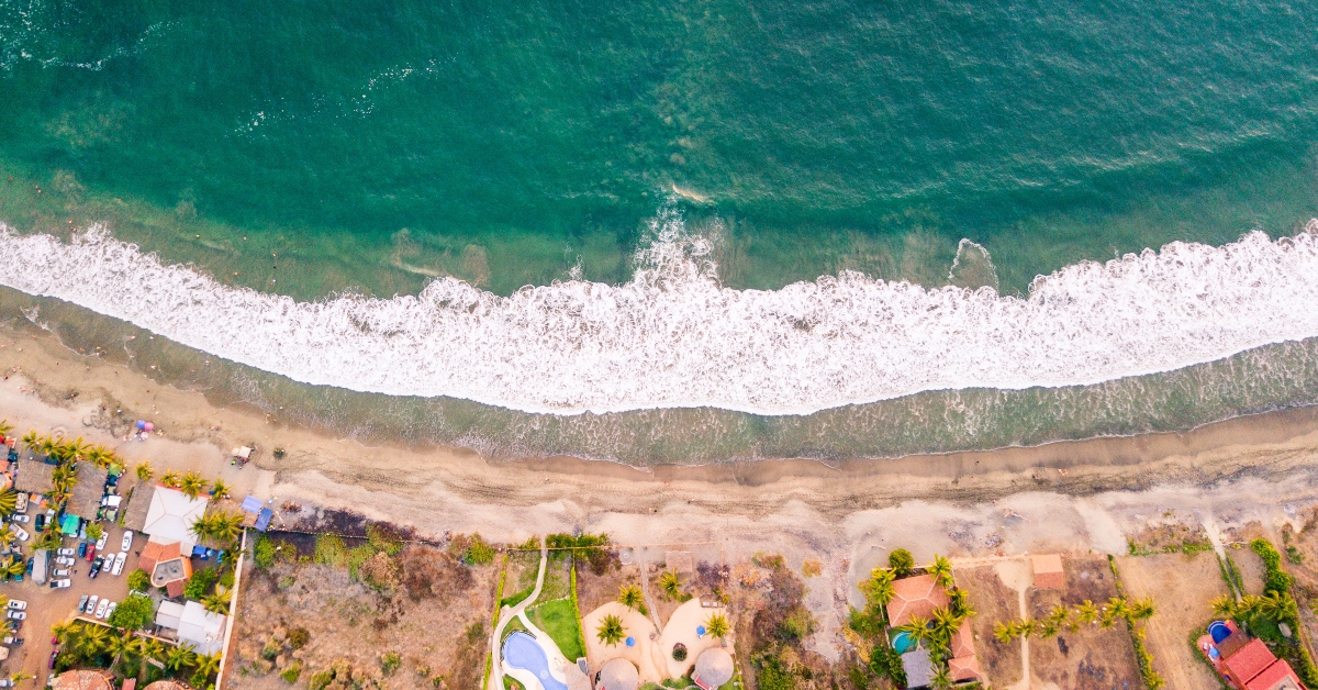 beach aerial