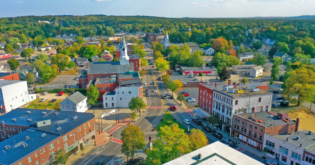 Aerial Drone Photography Of Downtown Rochester