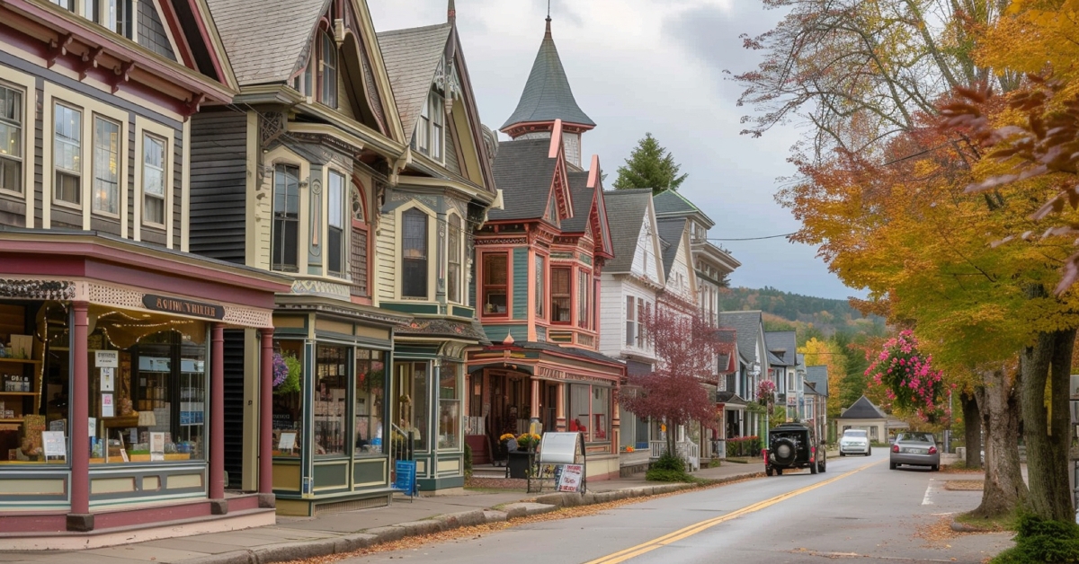 The Victorian style Gibson Woodbury House