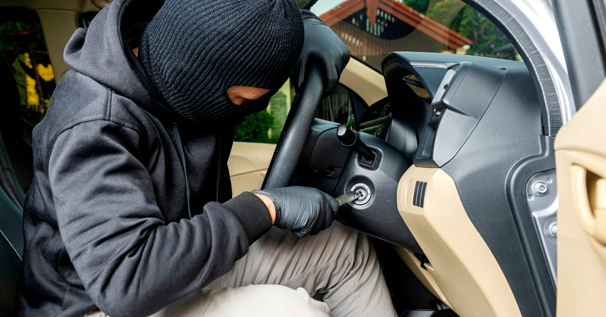 thief man trying to steal