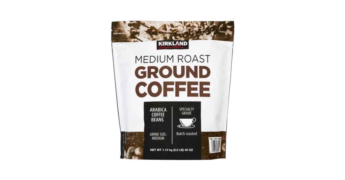 kirkland signature medium roast ground coffee
