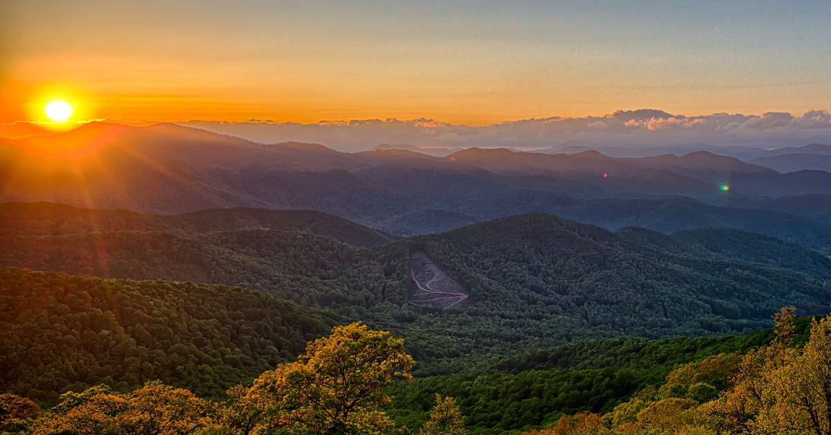 blue ridge parkway summer
