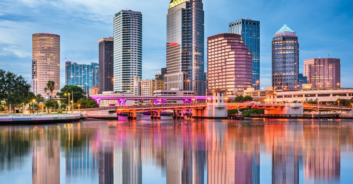 tampa bay usa skyline 