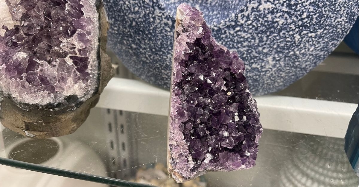 homegoods geode bookends