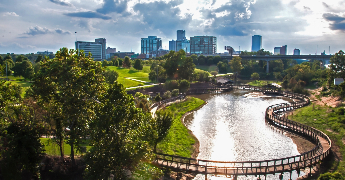 arkansas riverfront park