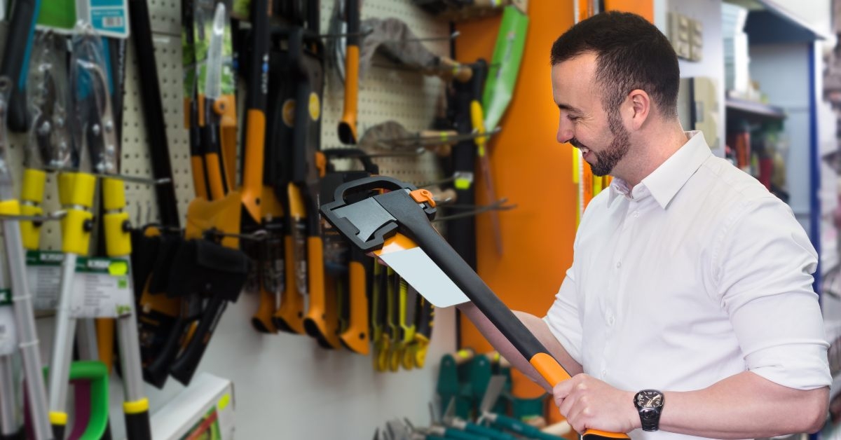 man choosing big hacker