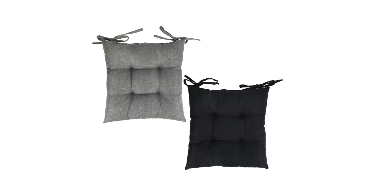 A set of seat cushions