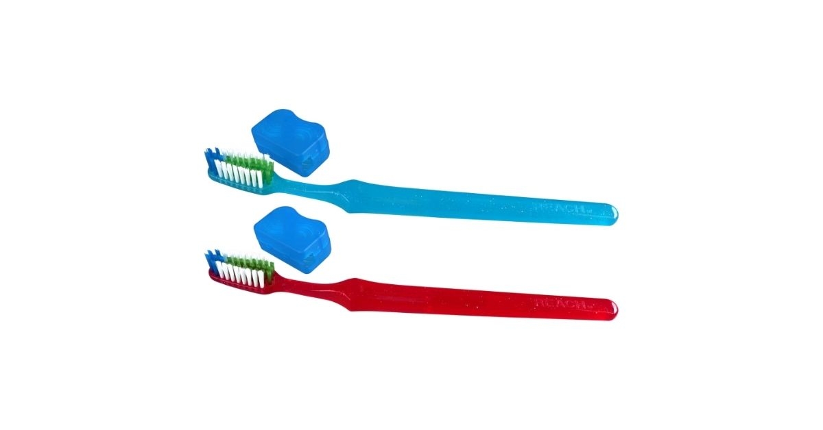 A set of toothbrushes