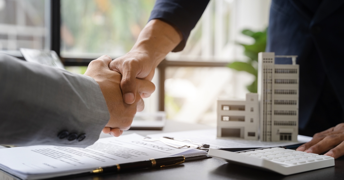 Broker signs a sales agreement