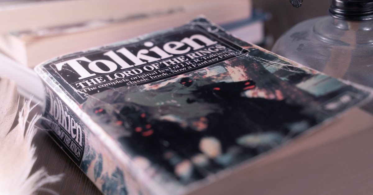 Vintage paperback edition of Tolkien's Lord Of The Rings