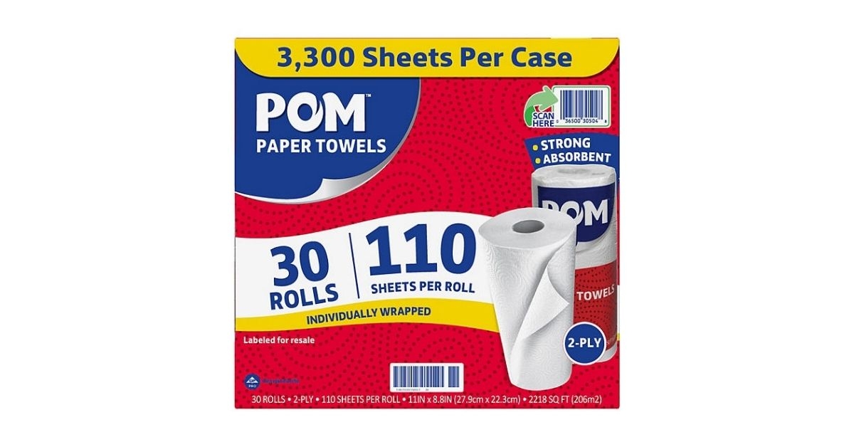 pom paper towels