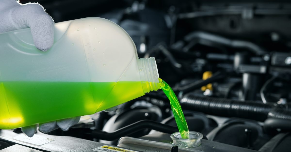 antifreeze coolant liquid