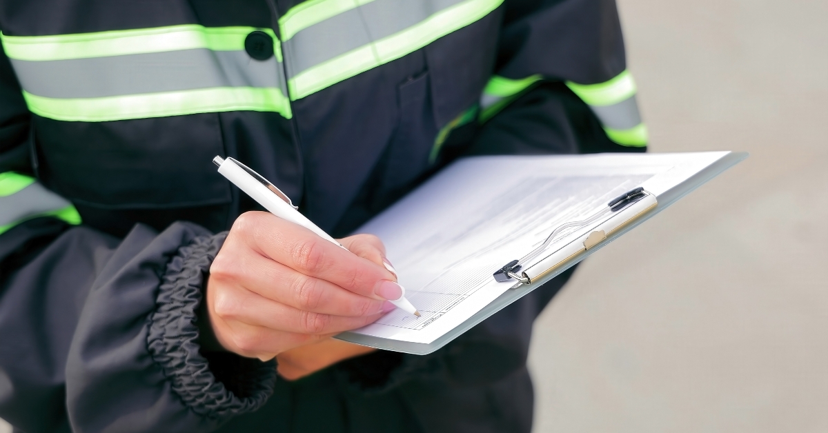 documenting information during an inspection