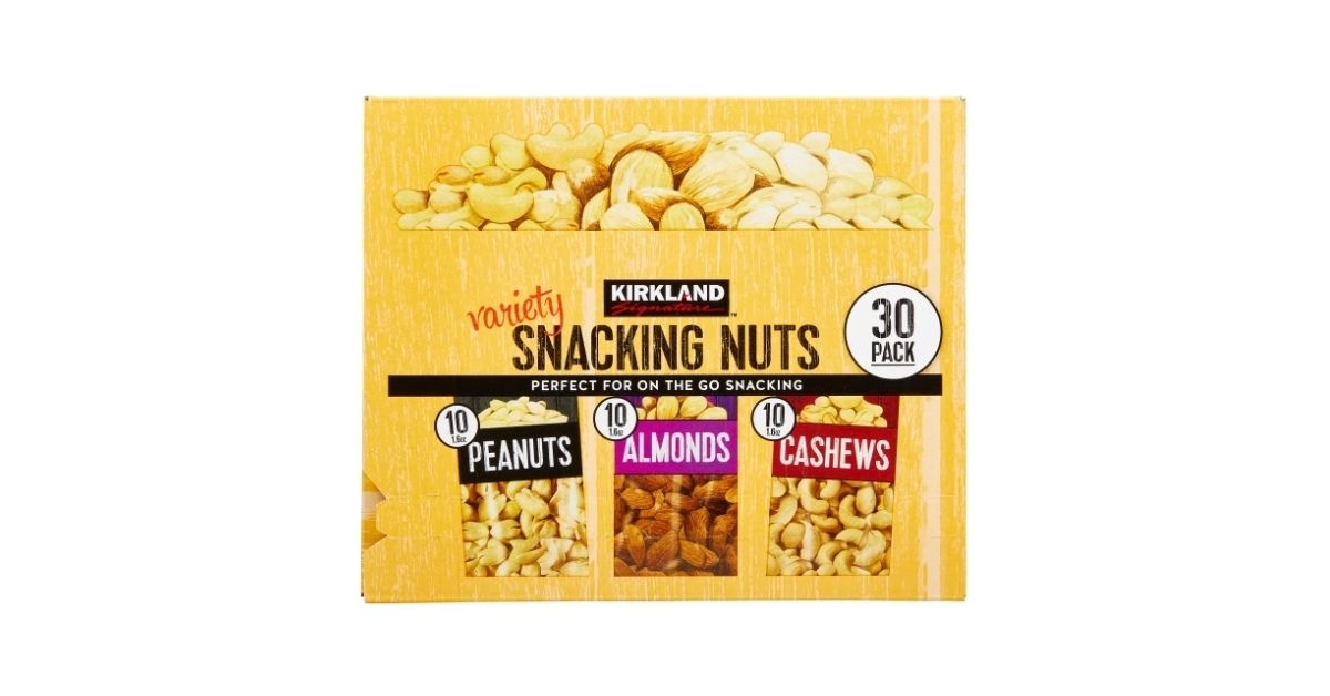 a variety snacking nuts