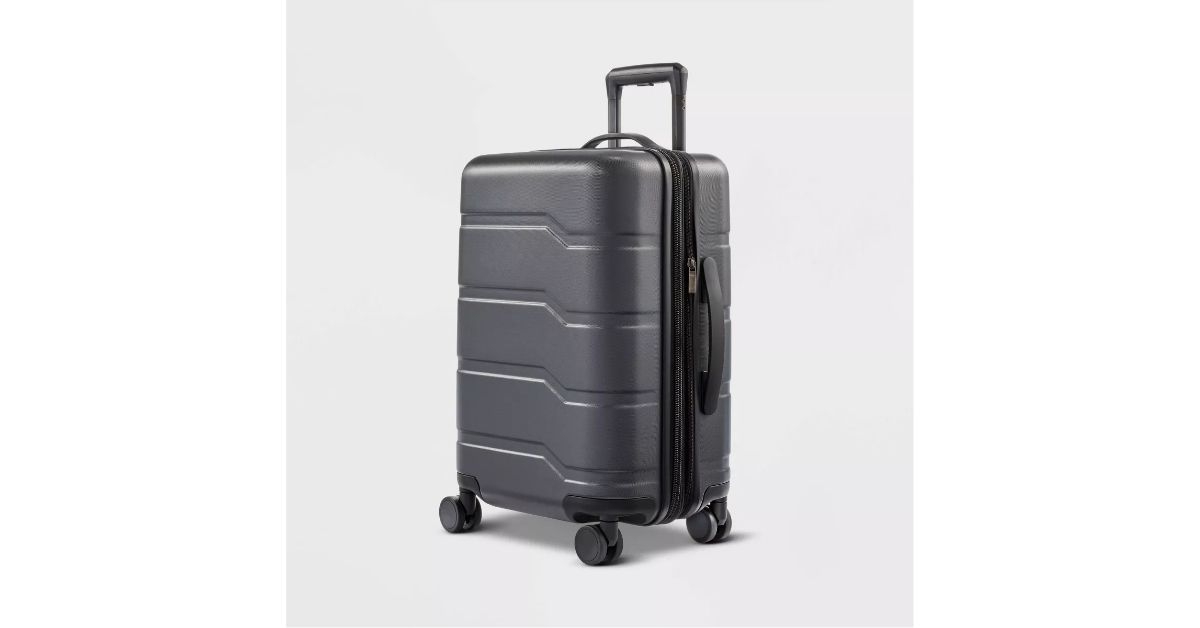 open story hardside carry on spinner suitcase