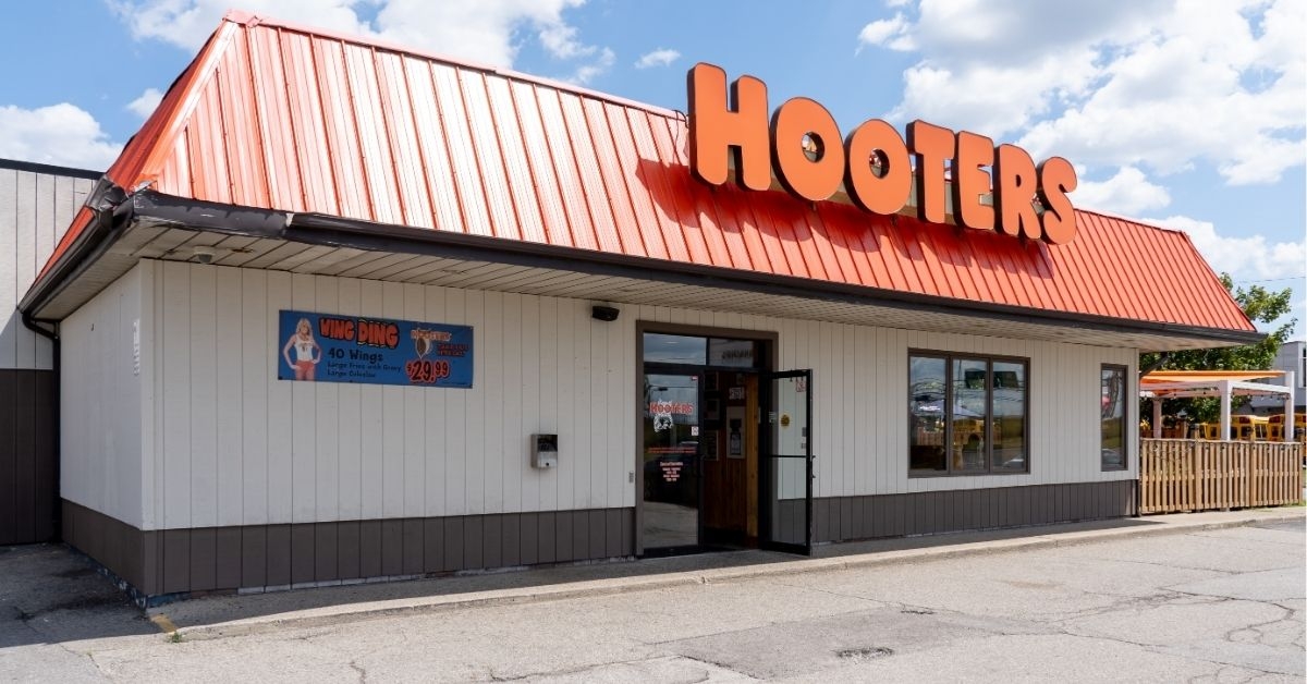 A Hooters restaurant in Mississauga, Ontario, Canada