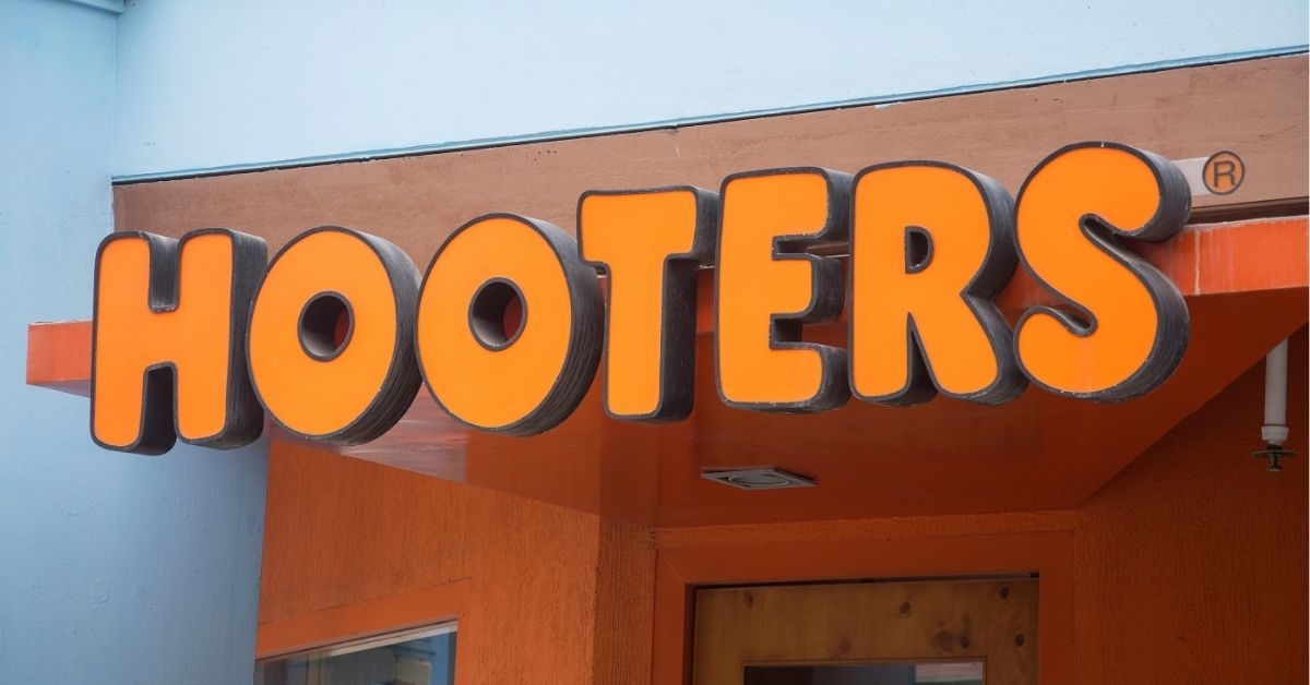 Hooters exterior and logo in Singapore 