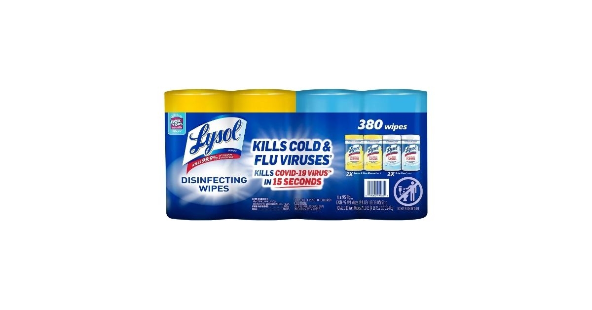 lysol disinfecting wipes