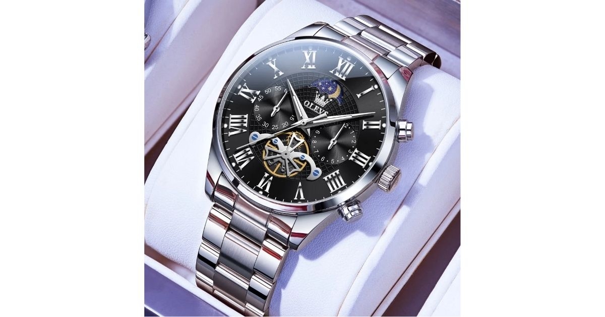 olevs chronograph watch