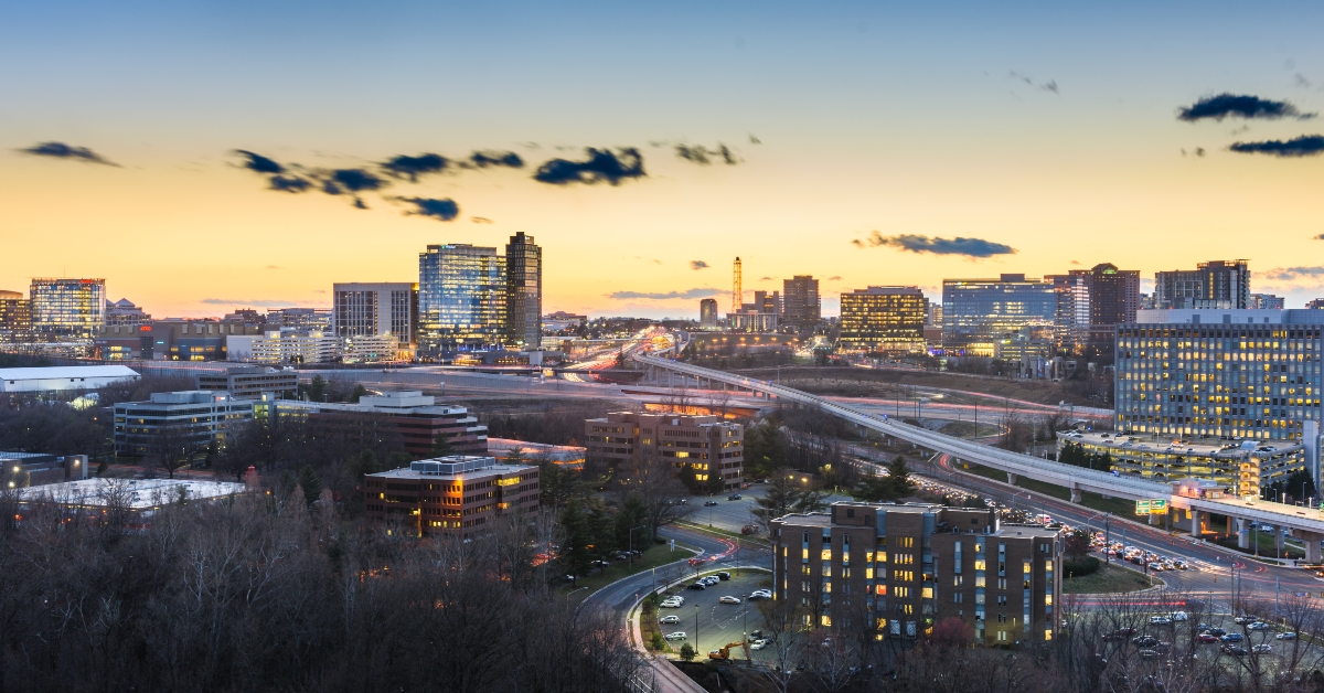 tysons corner sunset
