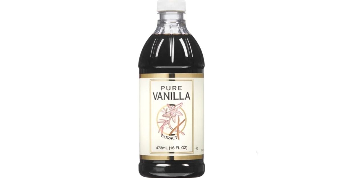 pure vanilla extract in a bottle