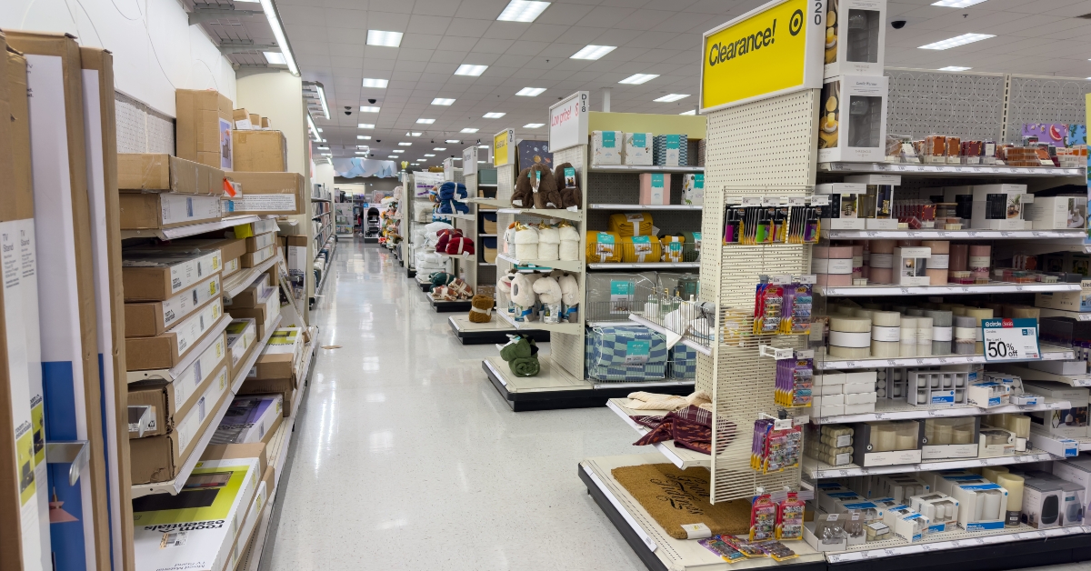 interior of a target store 