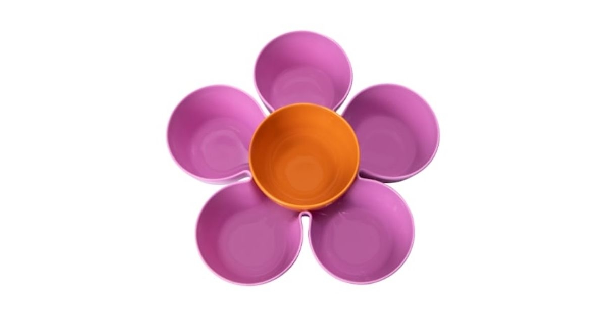 petal chip and dip platter