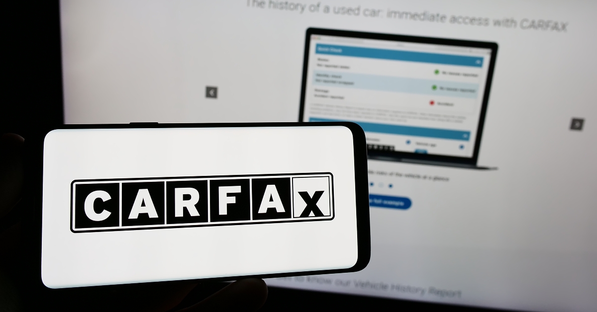 logo of US vehicle data company CARFAX Inc.
