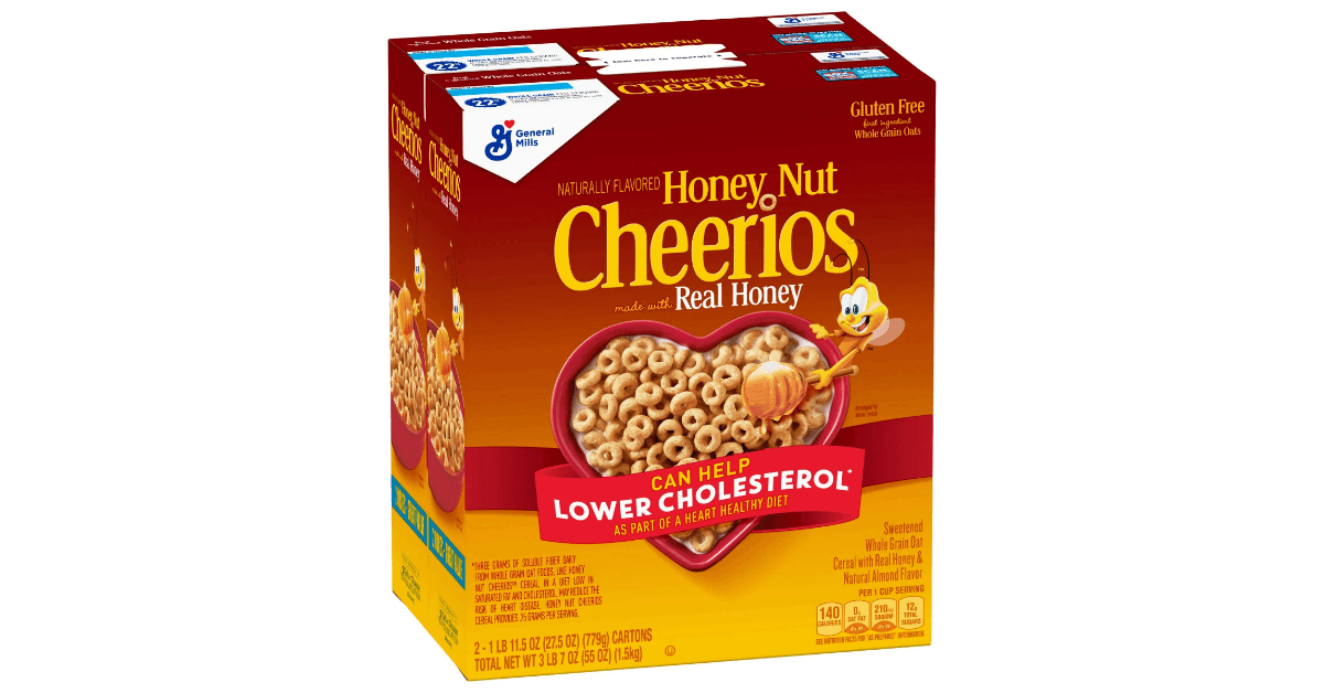 box of cheerios cereal
