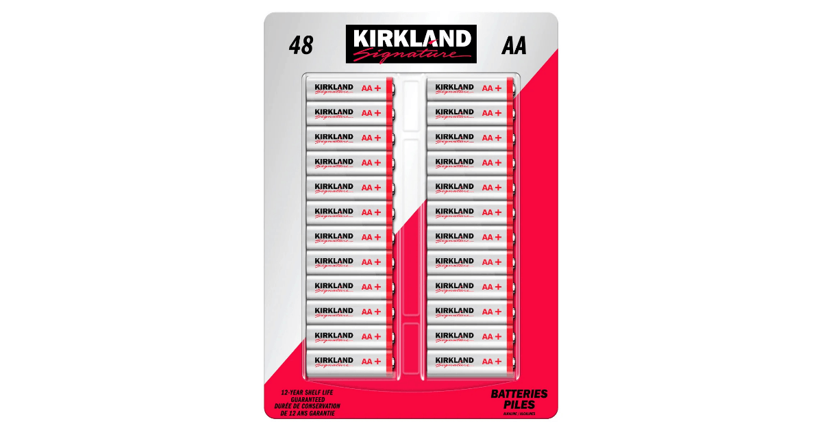 kirkland signature aa batteries