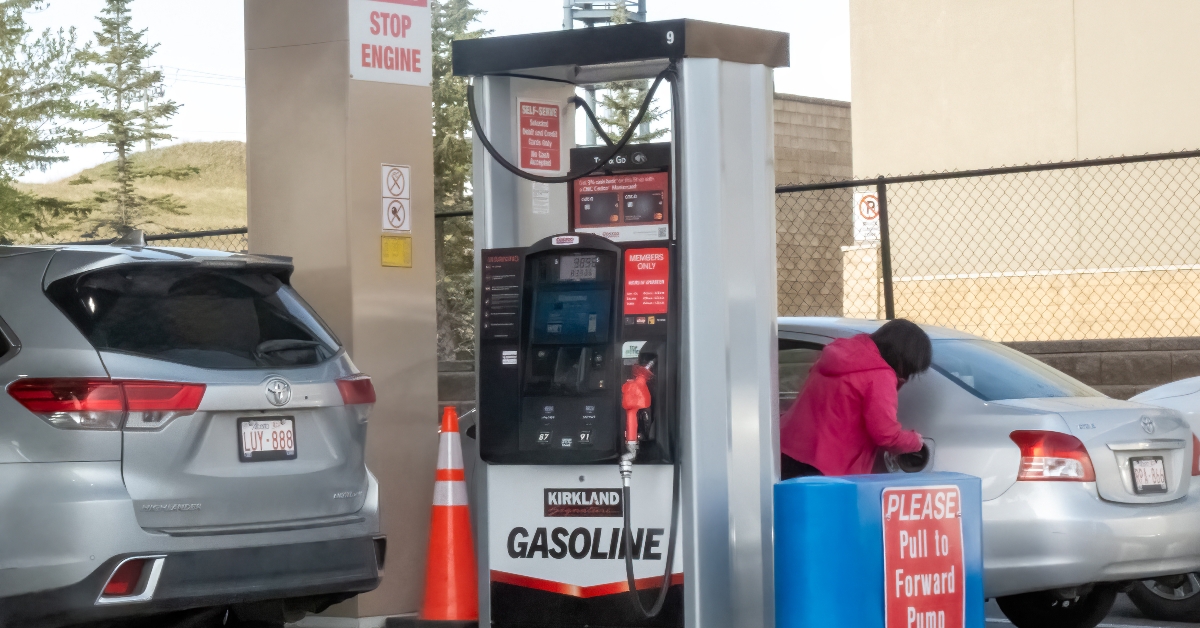 kirkland signature gasoline pump