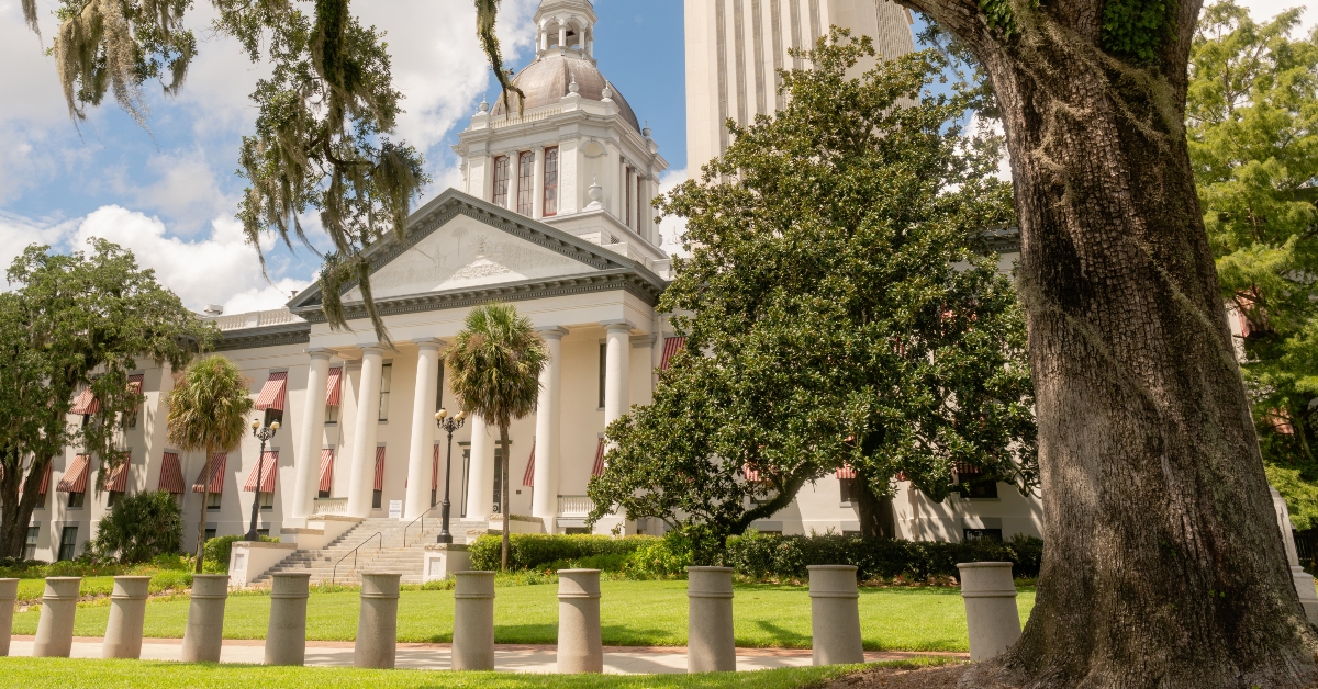 The State Capital Building in Tallahassee Florida