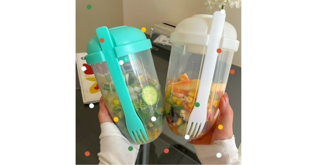 portable salad container