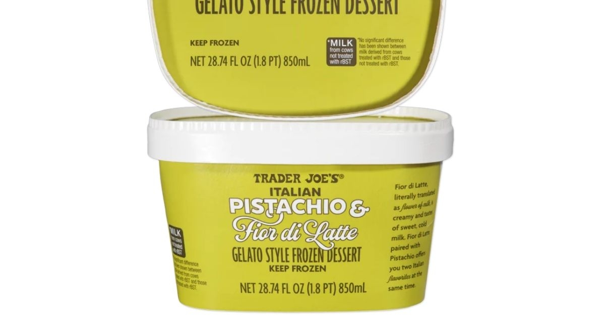 pistachio gelato style frozen dessert
