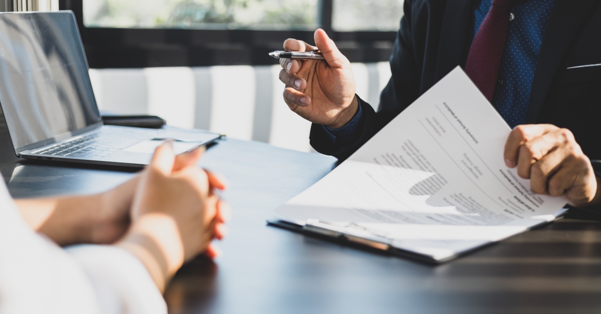 showing an insurance policy