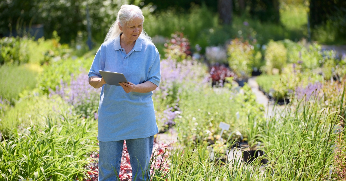 Senior Woman Working Part Time Job