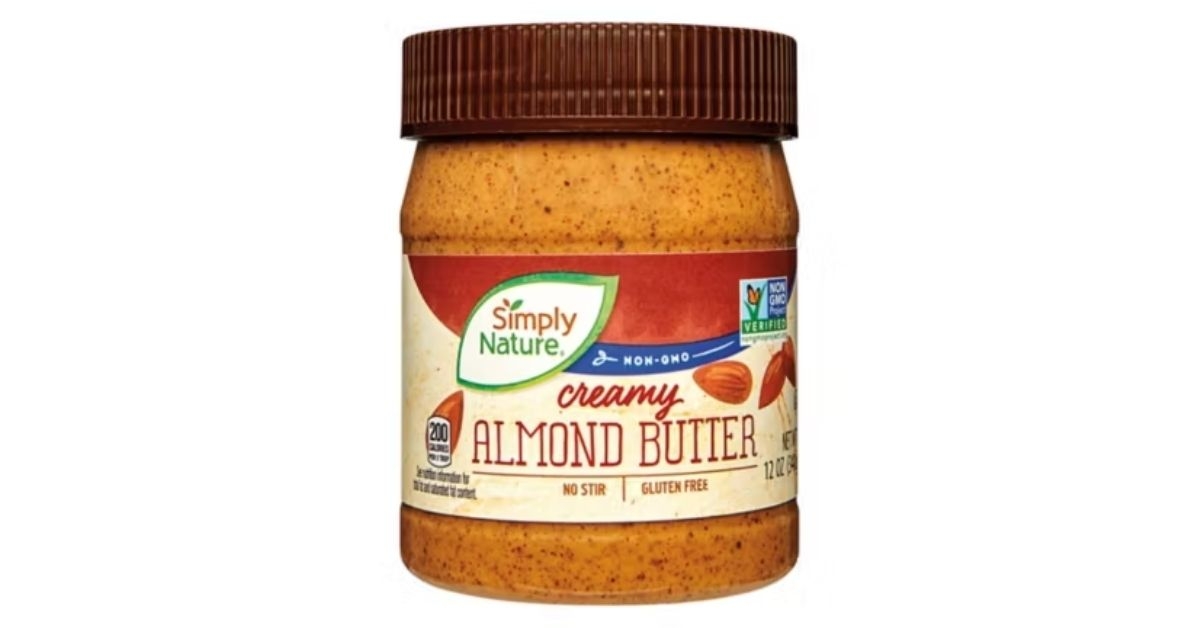 simply nature creamy almond butter