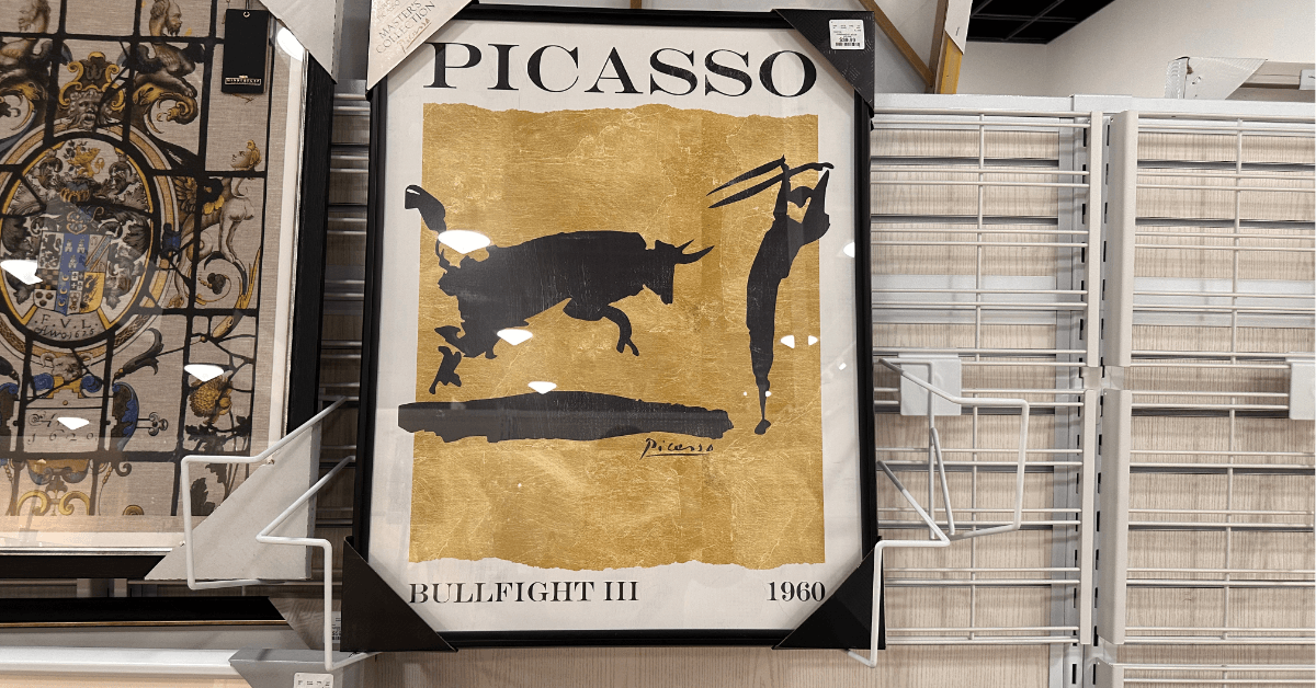 Picasso art frame 