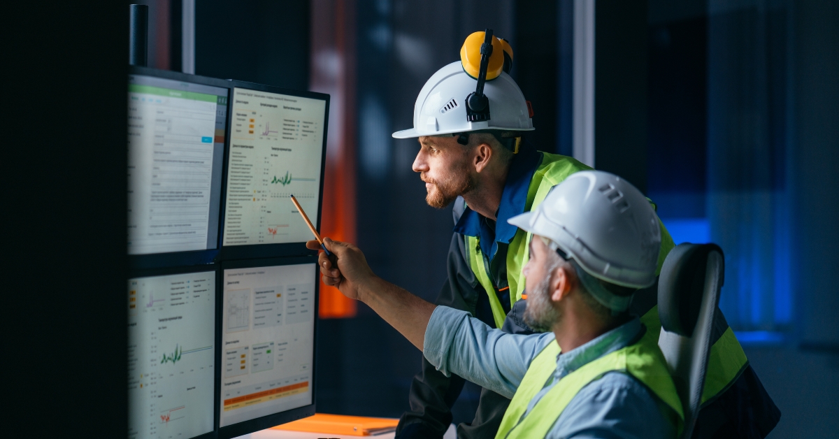 engineers following assembly process