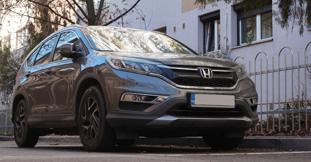 Honda CR-V car parked 