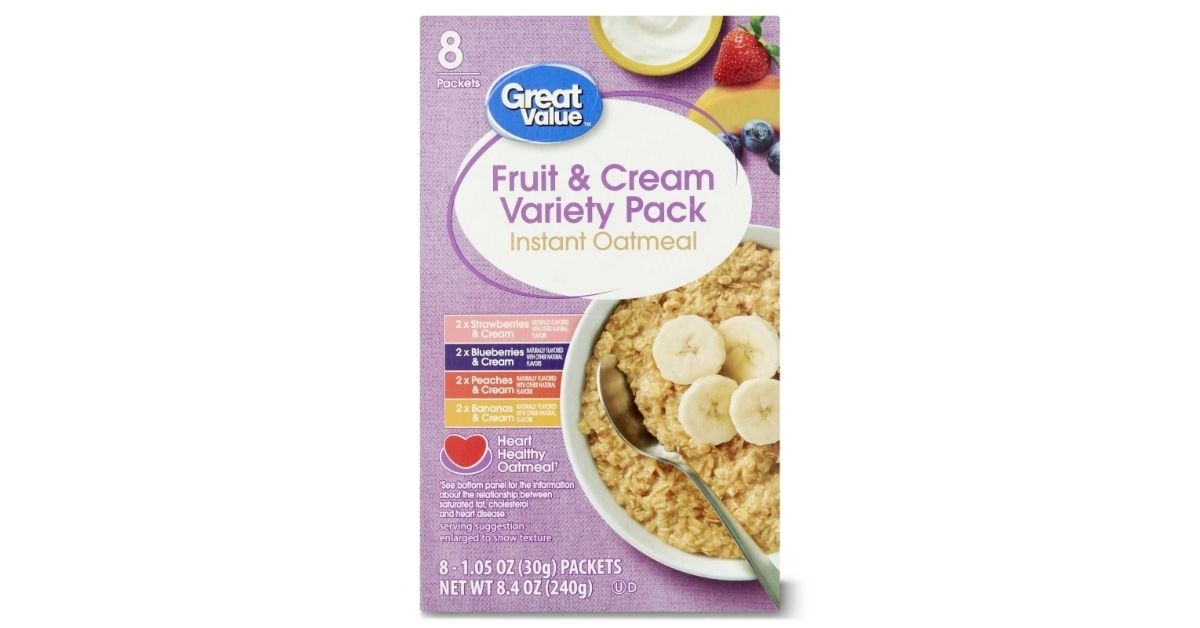 great value instant oatmeal