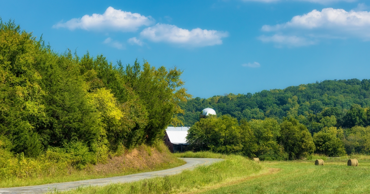 countryside views in northeastern tennessee