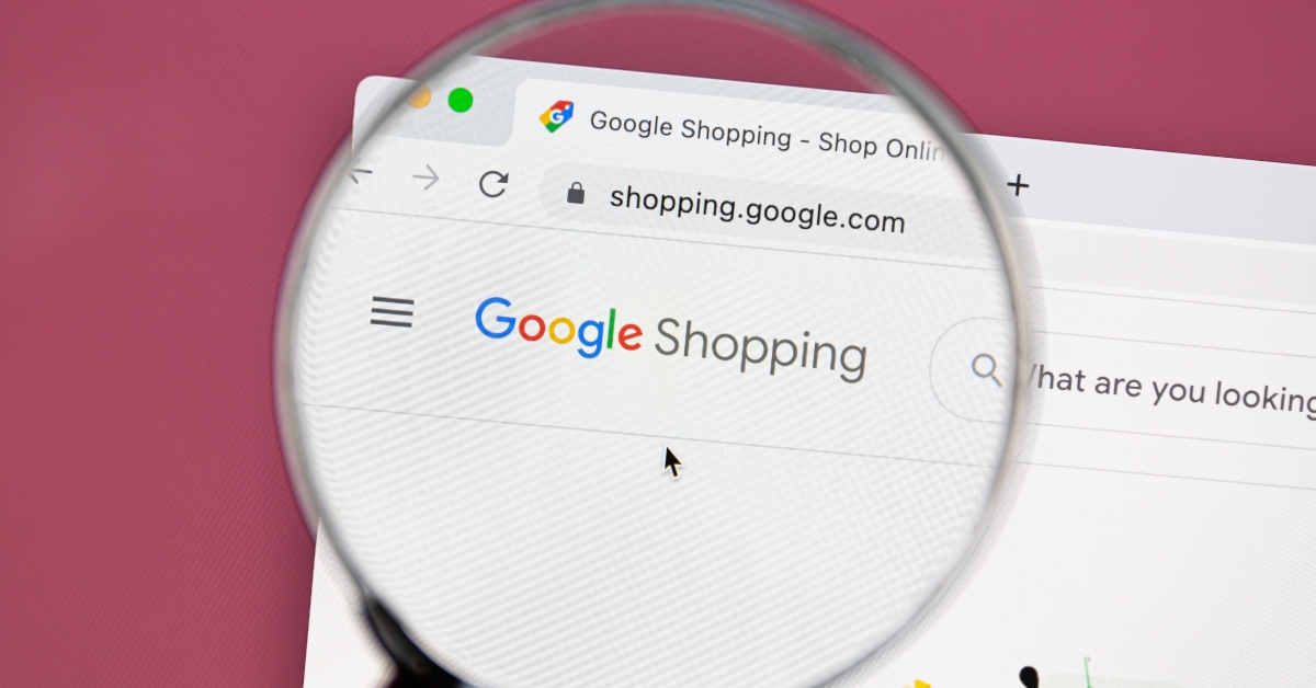 Google Shopping website