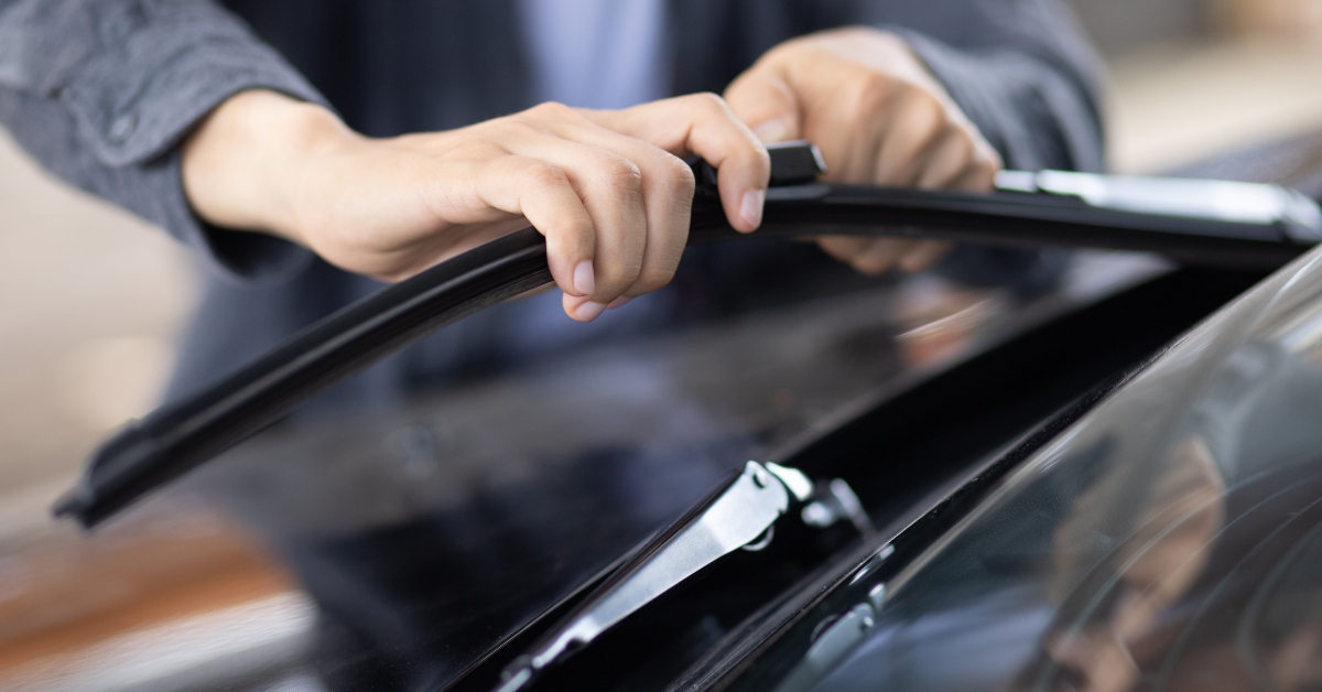 replacing windshield wipers