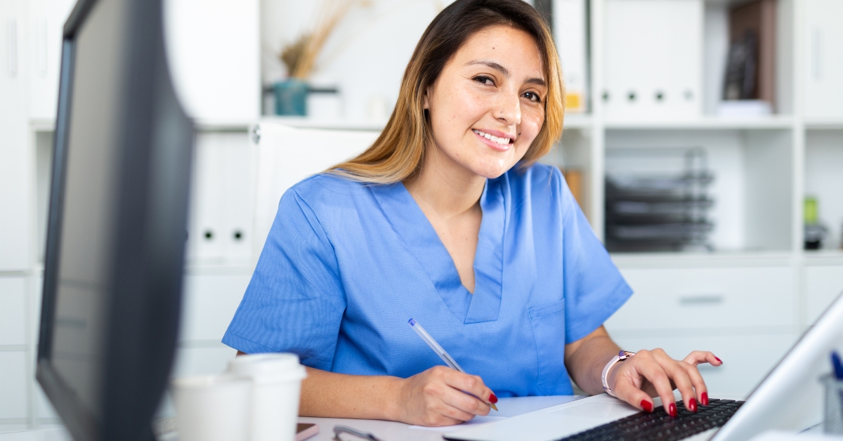 working in medical office 