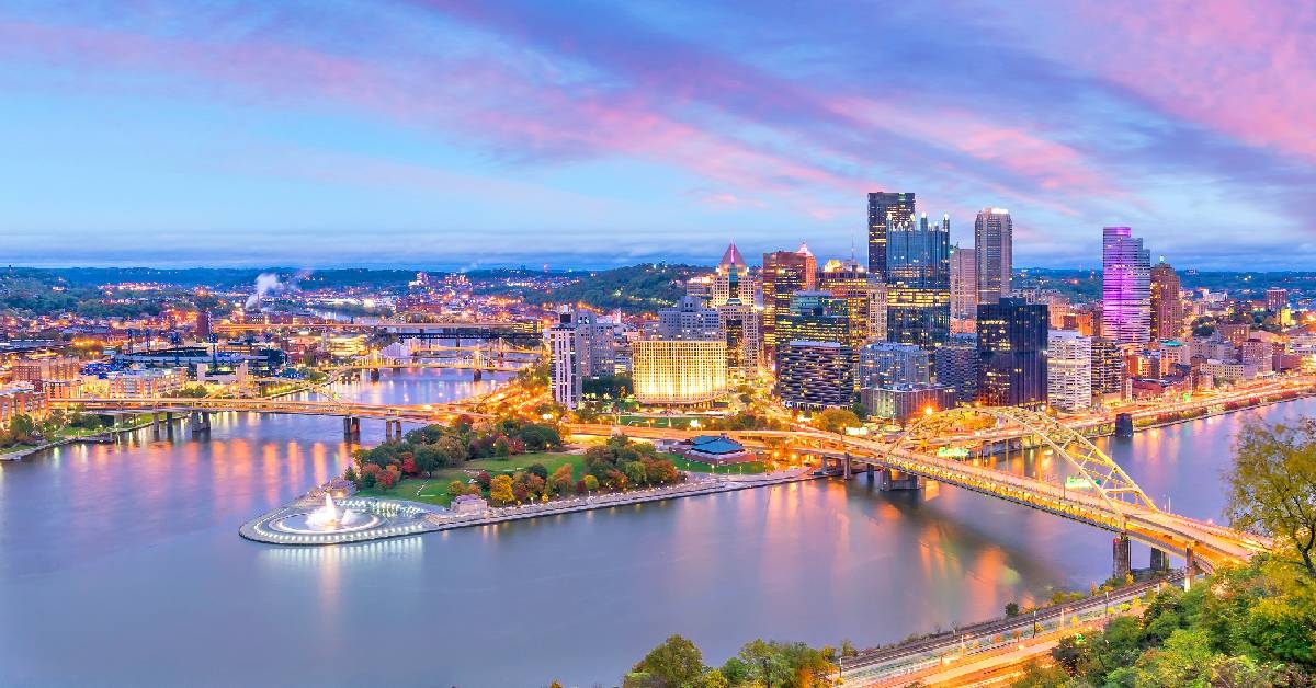 pennsylvania at sunset